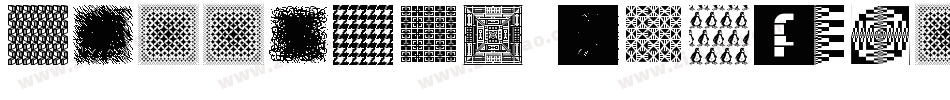 Patterns & Dots字体转换